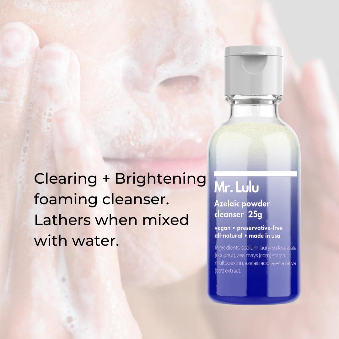 Azelaiac Powder Cleanser 25g – Clears & Brightens Skin | Limpia, aclara y mejora la textura de la piel