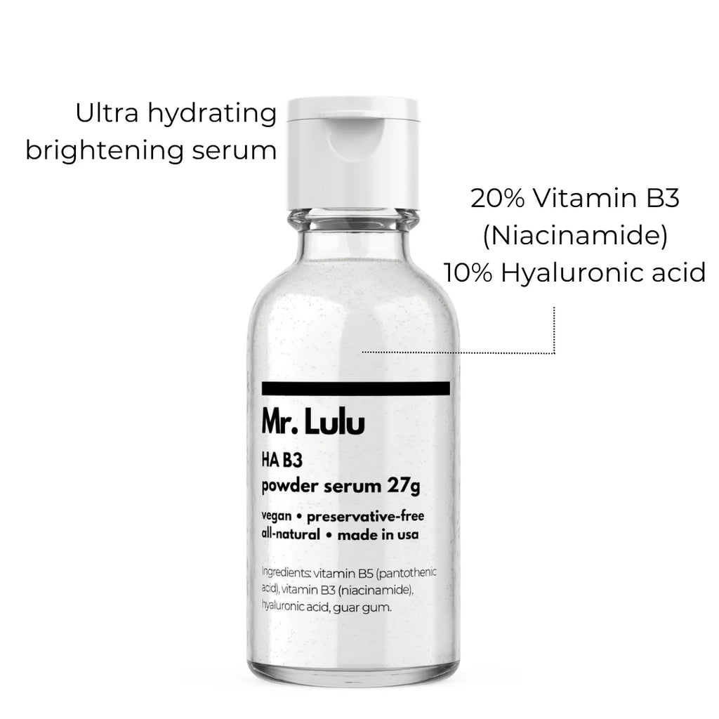 HA B3 Powder Serum 27g-Hydrates & Brightens Skin | Hidrata, ilumina y mejora la textura de la piel