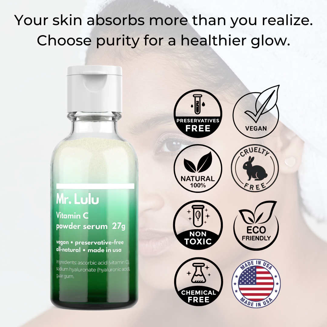 Vitamin C Powder Serum 27g – Brightens & Evens Skin Tone | Ilumina y mejora el tono de la piel